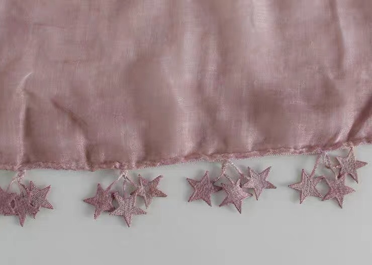 Autumn New Solid Color Cotton Linen Beach Towel Linen Scarf Specification drawing