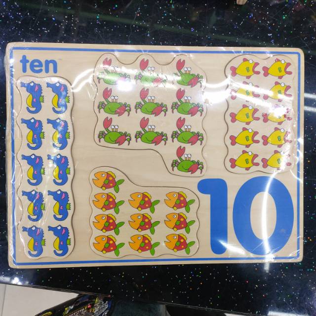 儿童益智丝印拼板木质100个/件