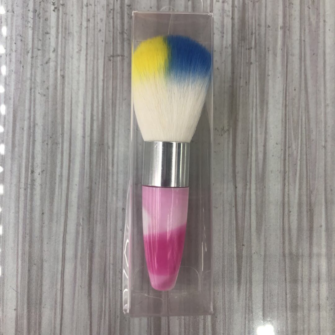 Nail Dust Removal Long Handle Cleaning Brush Nails Soft Bristle Brush Dust Brush Soft Bristle Soft Dust Brush Makeup Brush
