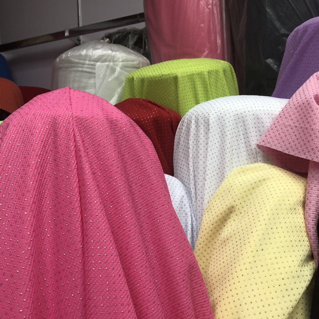 时尚素色华夫格