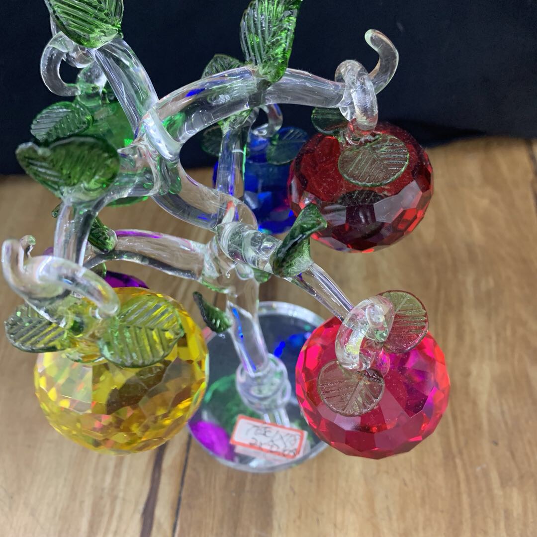 Direct sales from the manufacturer of crystal six-color apple display stands Specification image