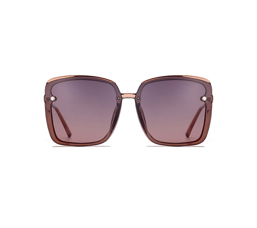 New fashionable large-framed sunglasses, square-framed sunglasses, polarized glasses, Korean version, Internet celebrity trendsetter 9625222222222 details Picture