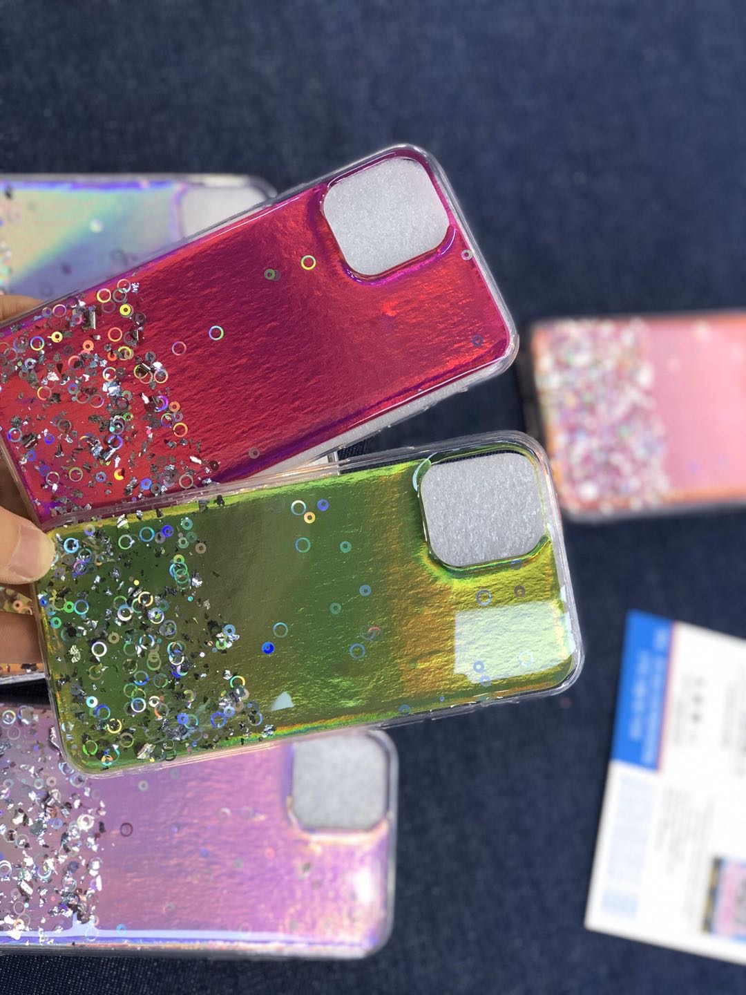 Laser resin resin phone case details Picture