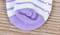 紫色动物图案防滑点宝宝袜舒适透气童袜细节图