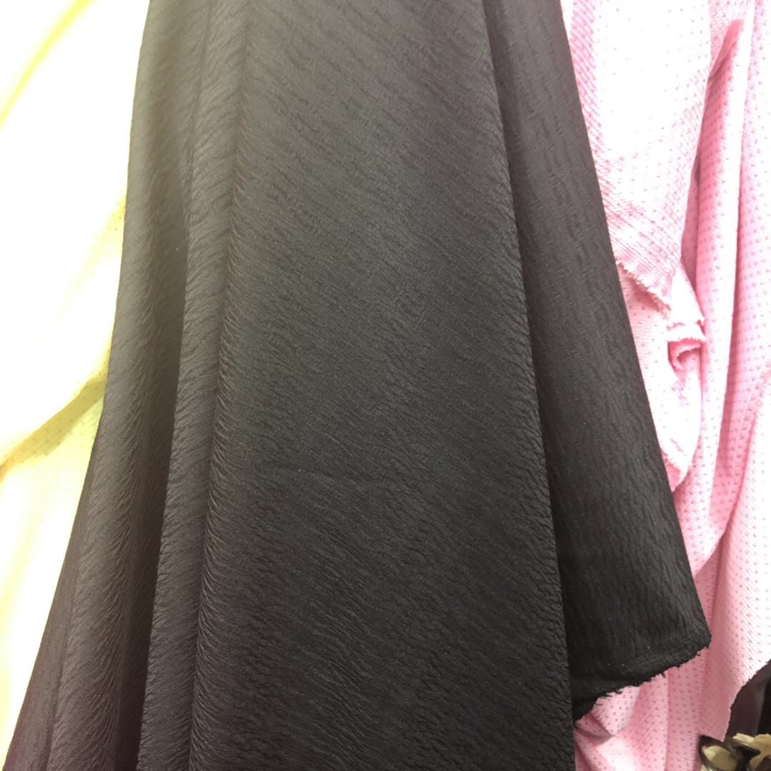 时尚新颖素色树皮绉