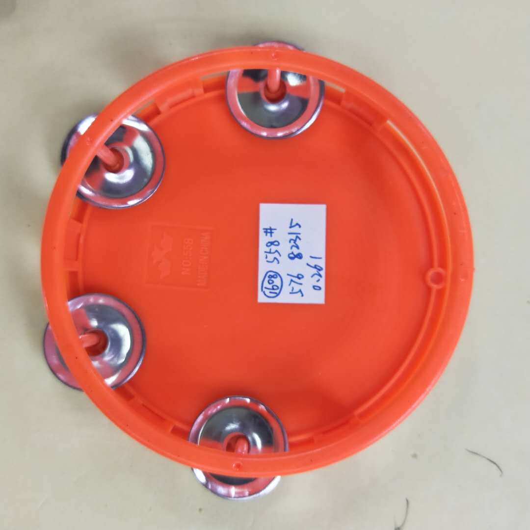 塑料铃鼓 幼儿园舞蹈手摇鼓儿童拍拍鼓运动会加油打击乐器手拍鼓产品图