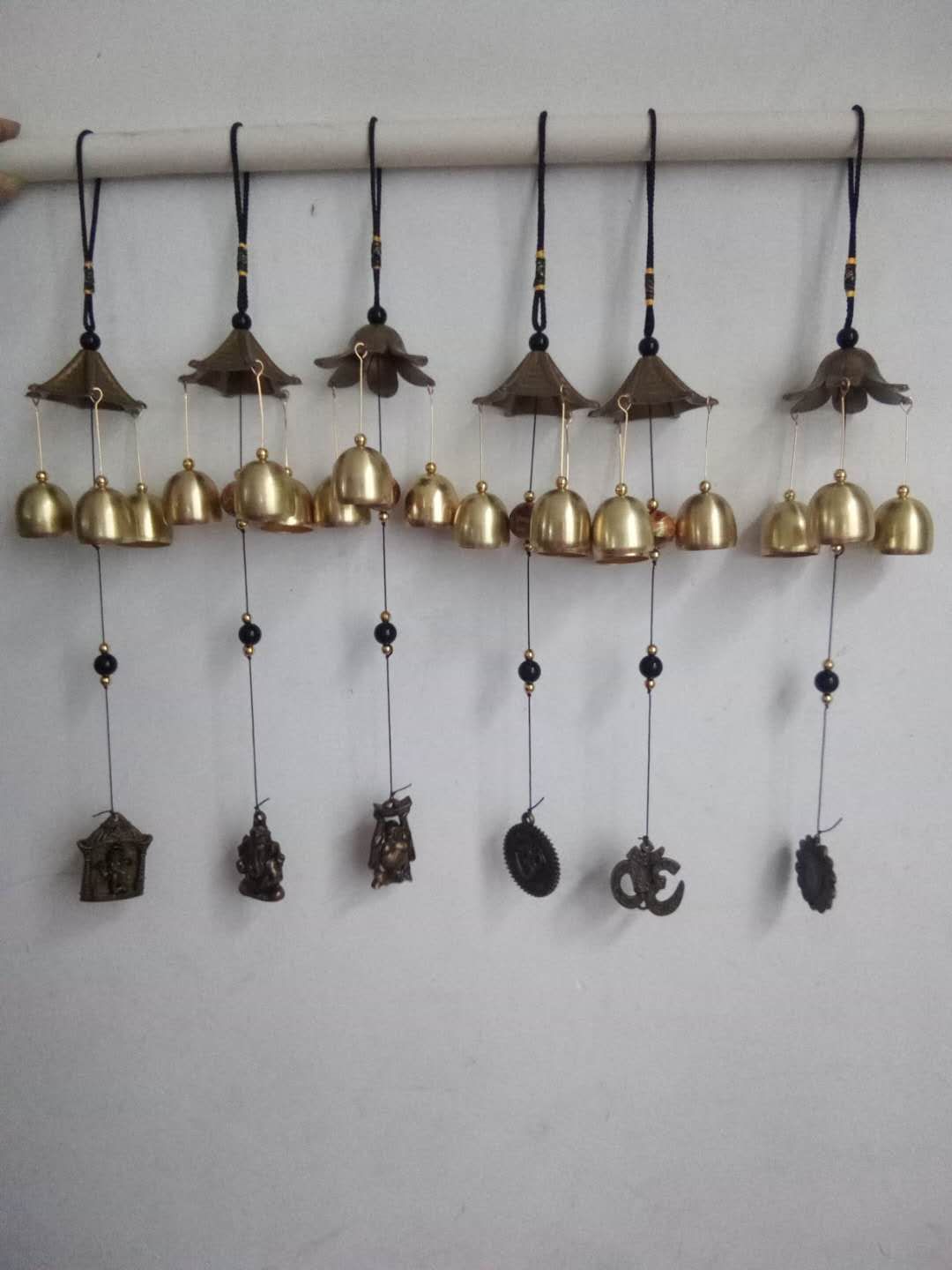 铜合金风铃挂饰金属铜铃铛门铃工艺品，莹浩工艺,户外风铃，阳台装饰挂件