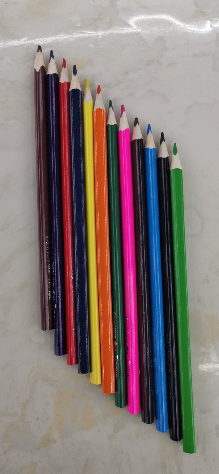普级芯彩铅彩色铅笔蜡笔油漆笔12色细节图