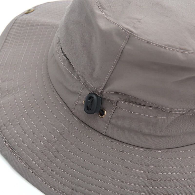 防晒帽子男士夏天大檐户外钓鱼渔夫帽薄透气遮阳帽登山太阳帽子潮产品图