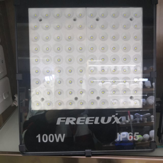 LED投光灯100W户外超亮防水广告投射灯庭院灯室外探照门头灯