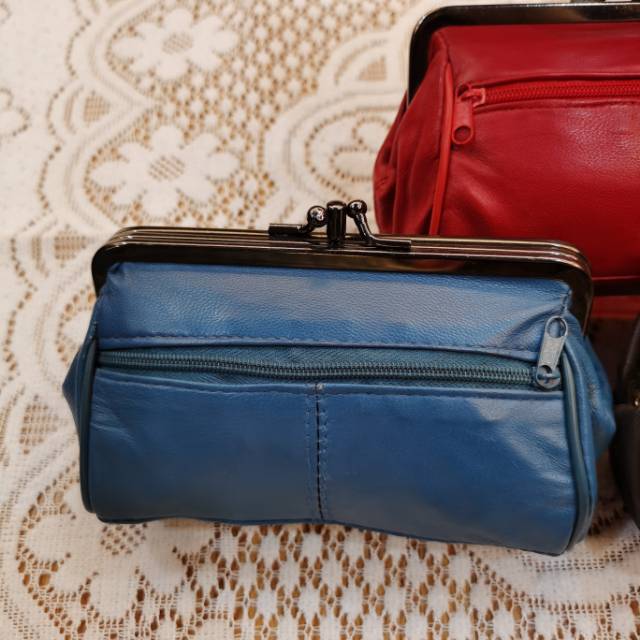 大号女式真皮夹子包零钱包细节图