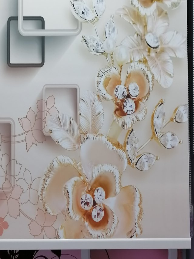 3D printed roller blinds, light-blocking hand-pulled lifting roller blinds, waterproof curtains for offices, bathrooms, kitchens and bedrooms details Picture