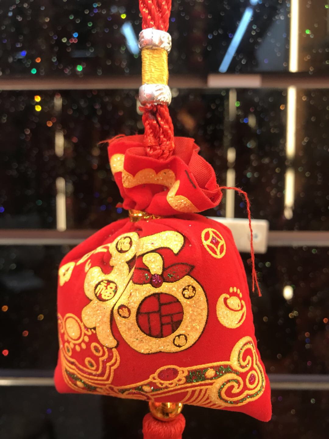 Printed Flannelette Money Bag Pendant Home Decoration Wedding Festival Supplies details Picture