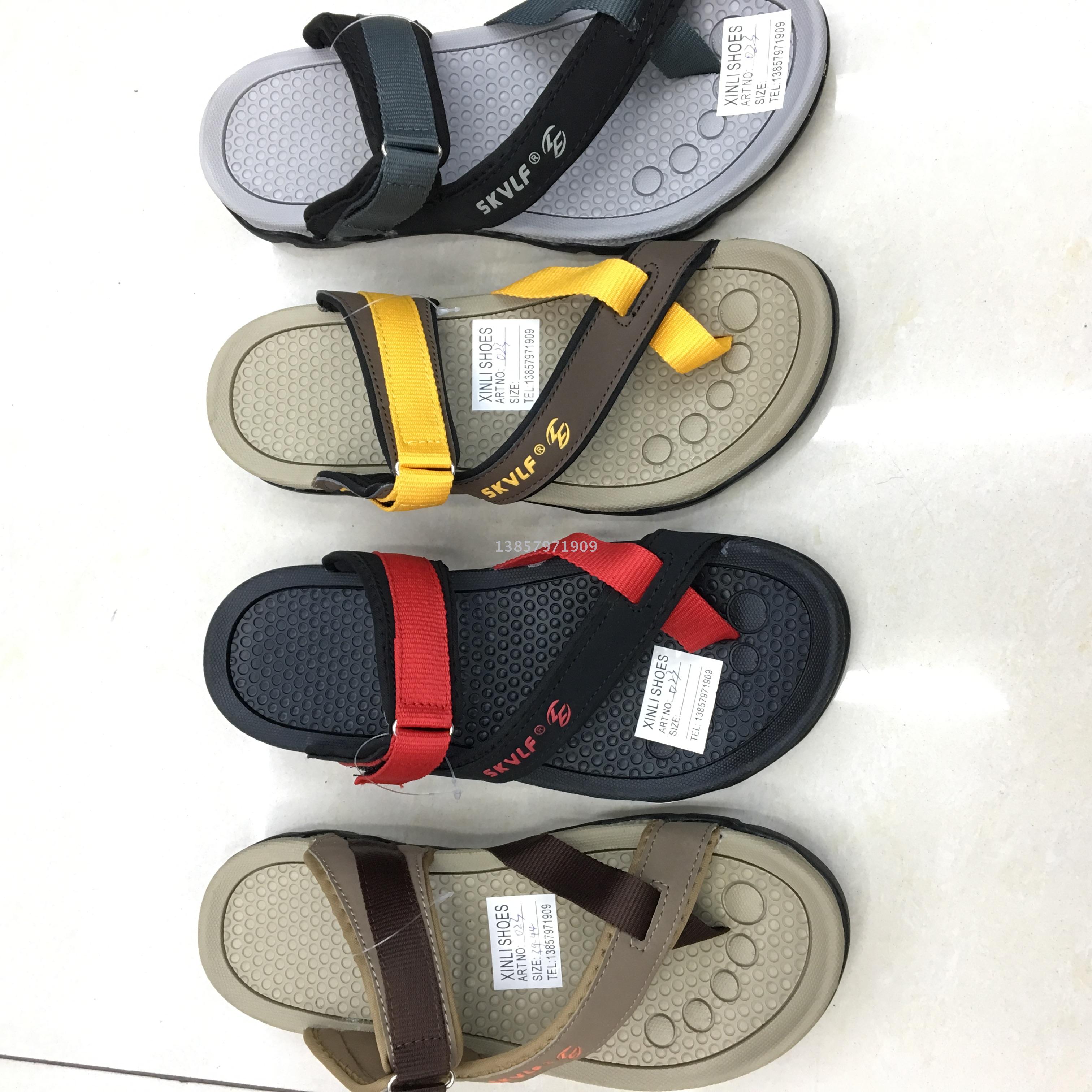 Ribbon beach shoes Fujian sandal men's beach shoes men's flip-flops
