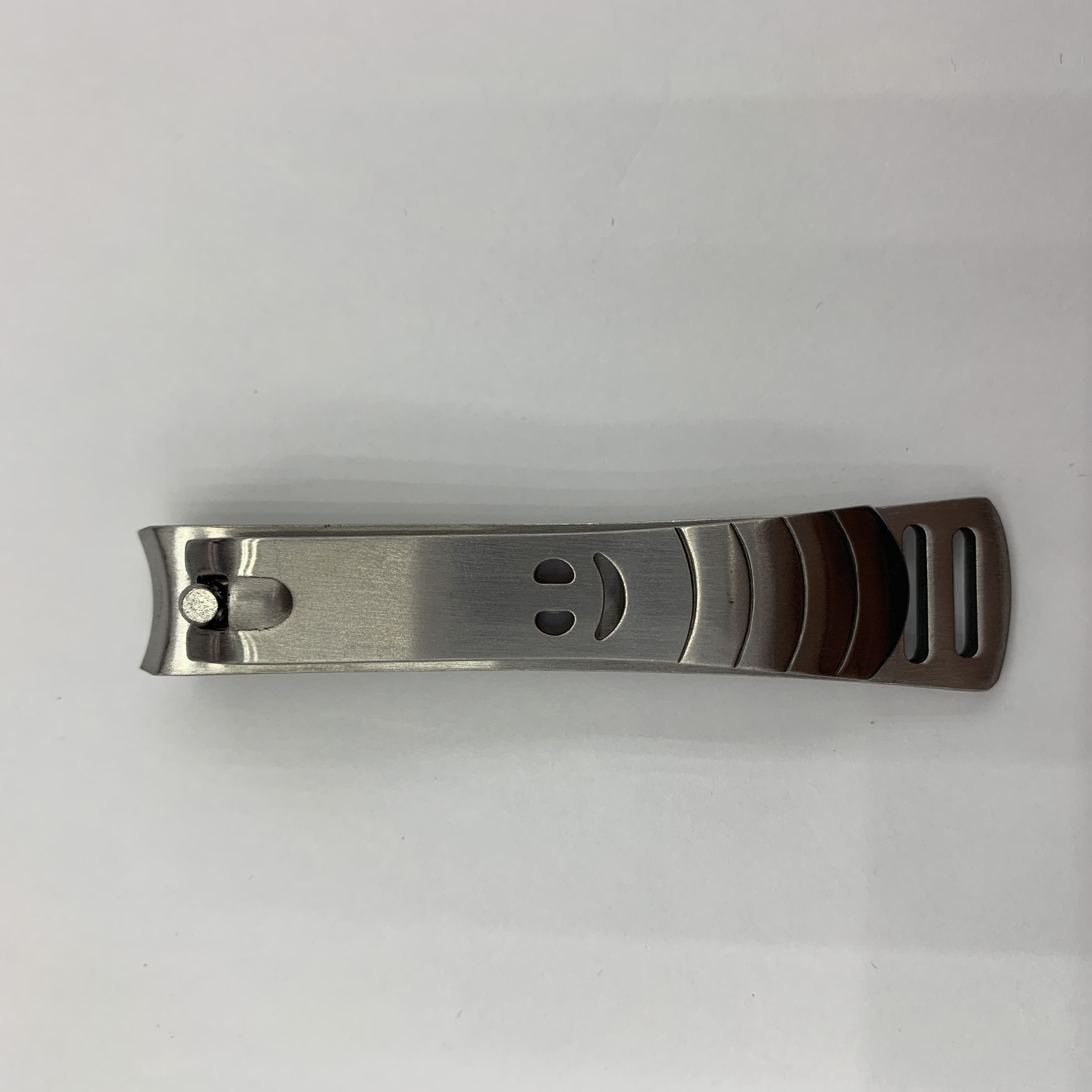A228 Simple stainless steel nail clippers for girls, splash-proof pedicure nail clippers, single set
