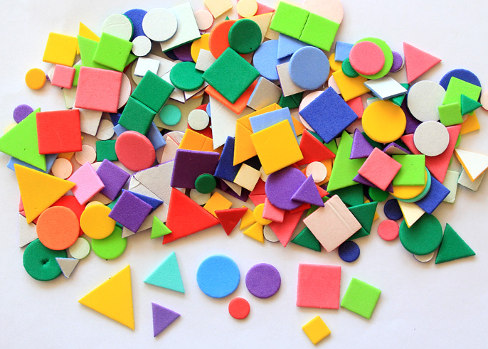 儿童DIY手工EVA彩色海绵不干胶贴纸贴片带背胶幼儿园立体贴画材料