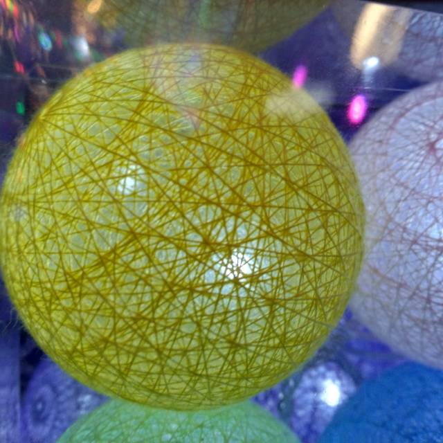 网红糖果球创意个性藤艺灯现代led产品图