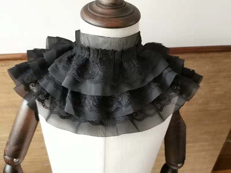 Diy Lace Edging Accessories Cotton Yarn Lace Wrapped Handmade Diy Fabric Clothing Dress Skirt Matching Materials Specification drawing