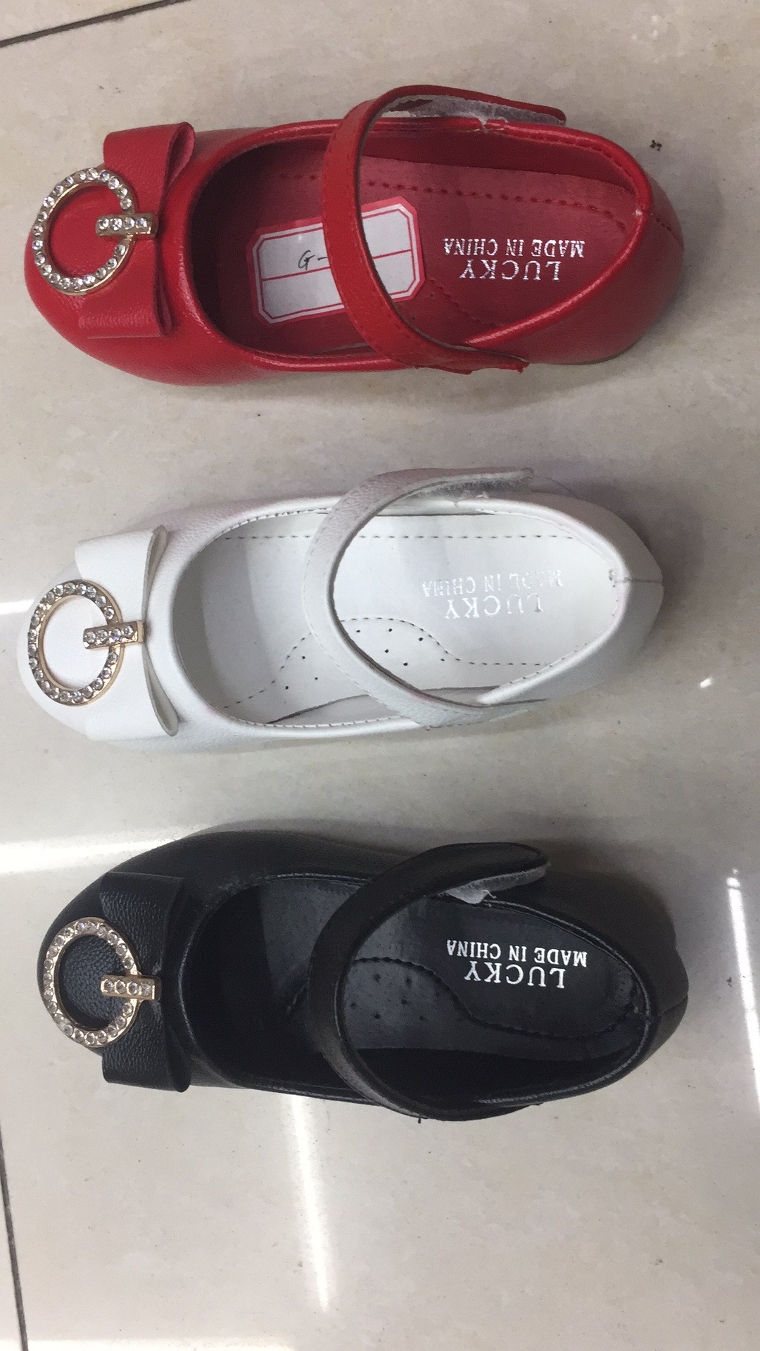 2023 Spring children students perform Korean version of girl's bow HG2021 Hongyun 2020 foreign trade girl baby princess shoes leather inner casual etiquette shoes full figure