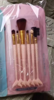 Fishtail Brush 7 Sets For Children Makeup General Makeup Specification drawing