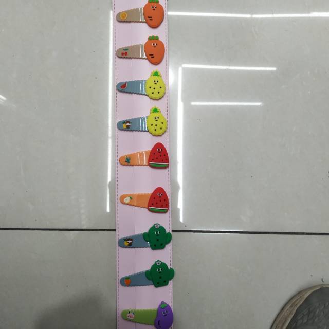 New PVC soft rubber vegetable-shaped hairpin headwear accessory details Picture