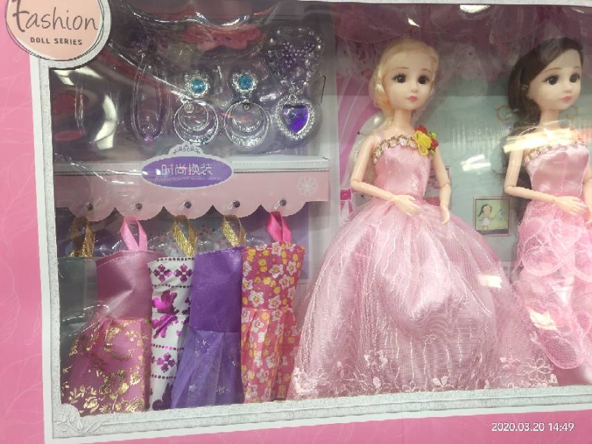 依梦妮公主芭比娃娃粉色套装 益智儿童玩具趣味玩具详情图3