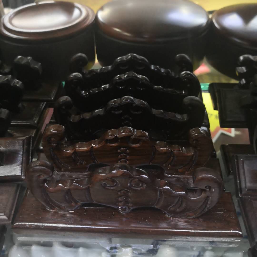 Wooden pen stand, pen mountain, pen shelf, four treasures of the study Specification drawing