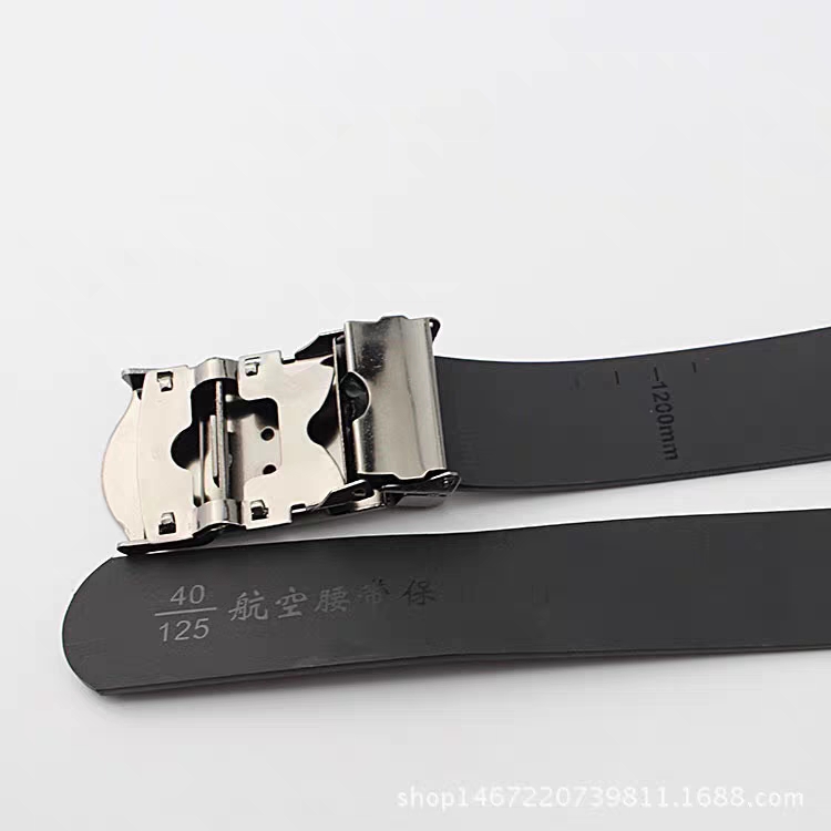 Wholesale Toothless Buckle Aviation Belt Aviation Belt More Than Cattle Leather Belt Stalls details Picture