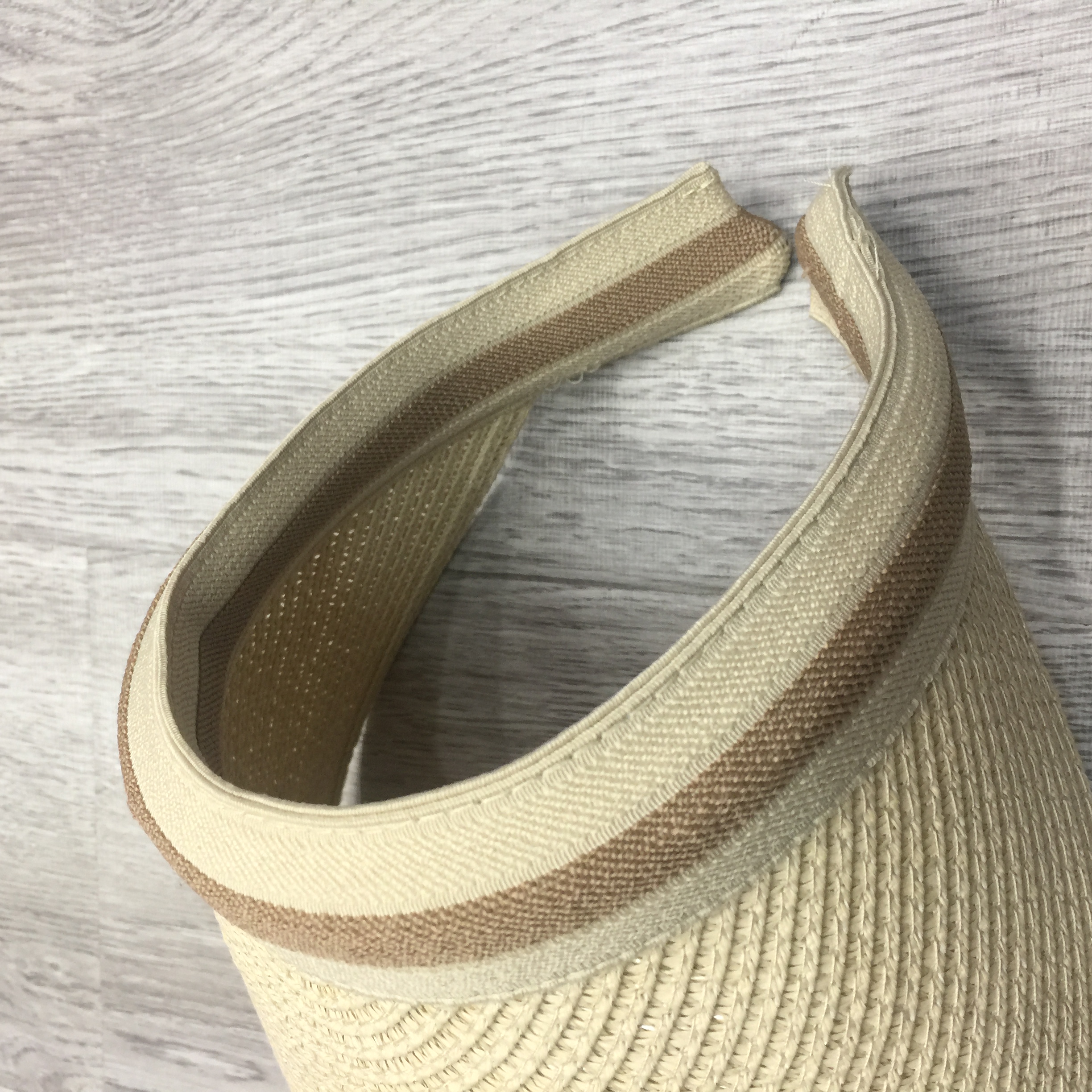 空顶草帽女夏天韩版休闲百搭大沿遮阳帽刺绣蜜蜂鸭舌帽防晒太阳帽细节图