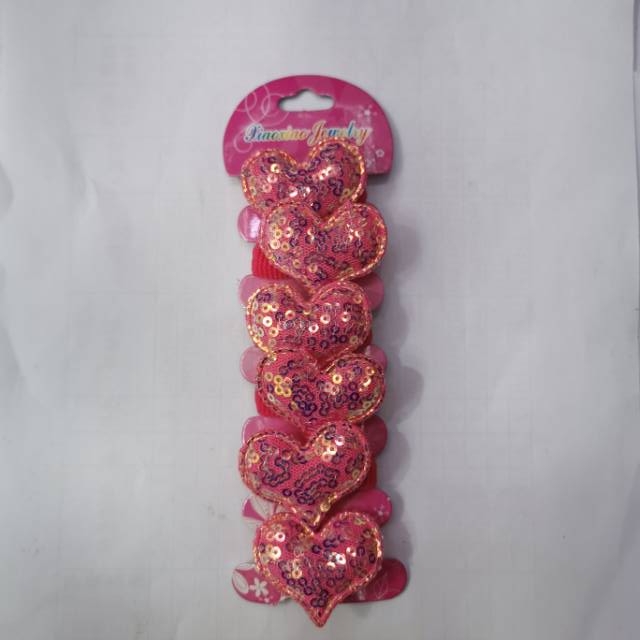New children's fascinator colorful sequins cloth love alloy hair clip cute wind thumbnail