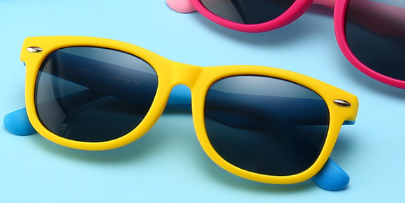 儿童墨镜米钉硅胶偏光太阳镜男女宝宝休闲墨镜护目太阳眼镜