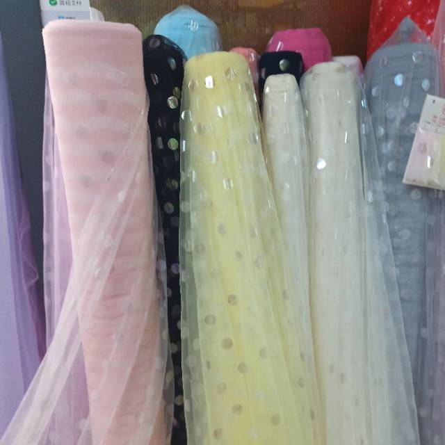 荧光大圆点布本季新款厂家直销现货直销2022