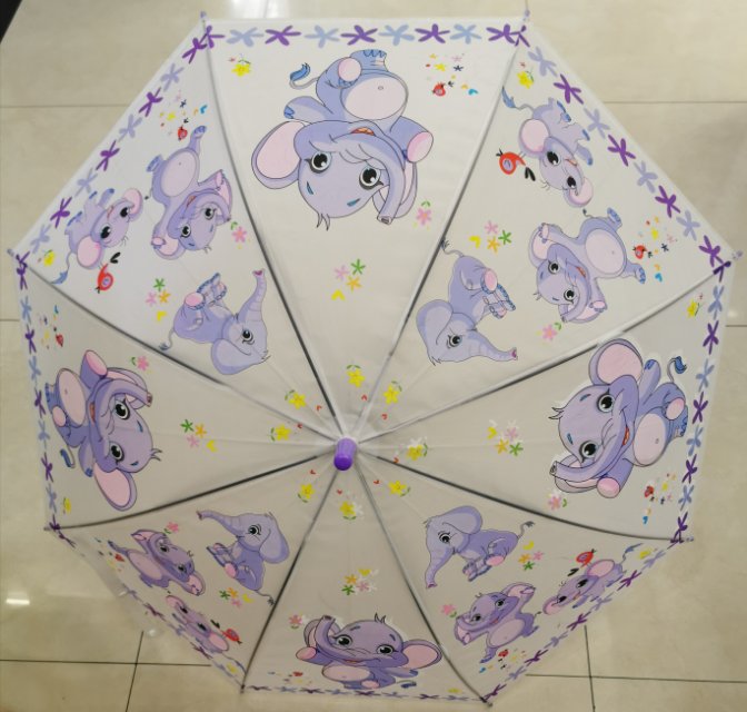 2020 POE 儿童伞新款 男女孩学生雨伞幼儿园宝宝卡通图案晴雨防晒长柄童伞