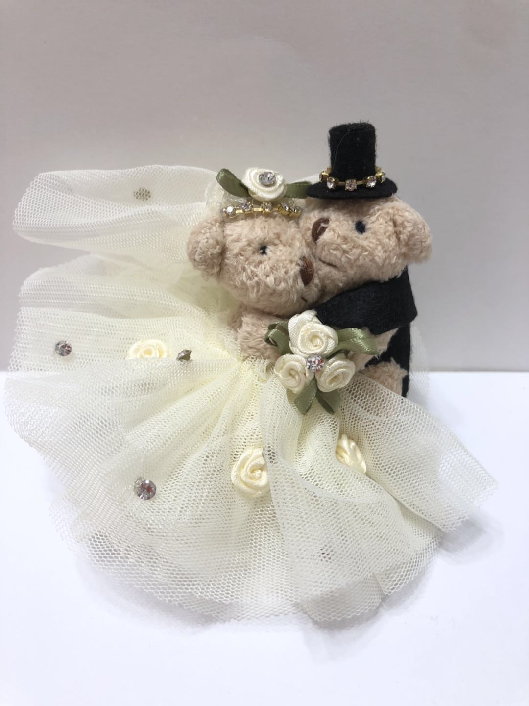 Plush toy wedding couple bear cute home decor pieces thumbnail