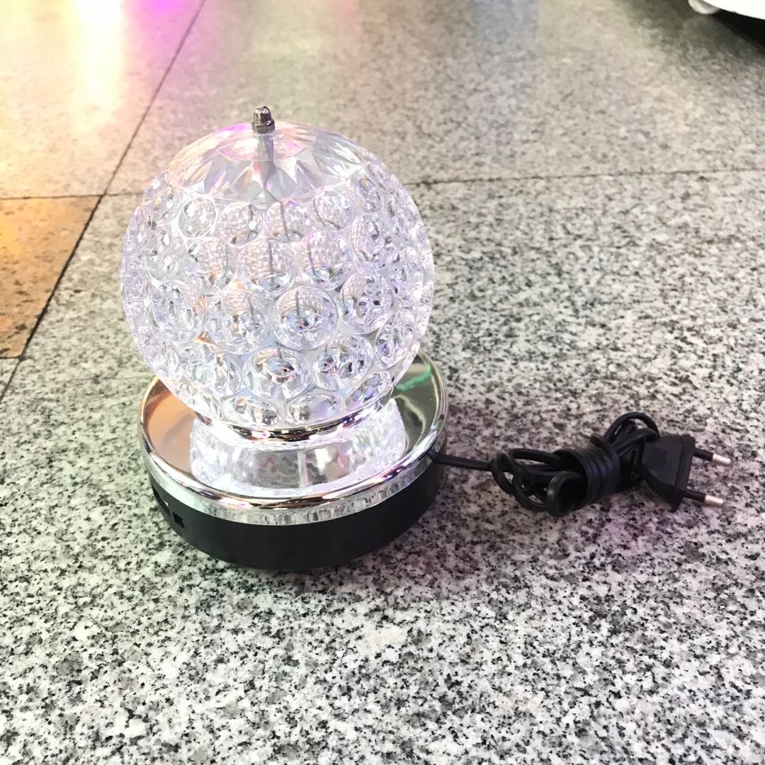 Colorful Magic Ball Light Rotating Light Bungee Di Light New Voice Controlled Indoor Room Dormitory Stage Bar Nightclub Light Laser Laser Dazzling Led Crystal Rotating Light