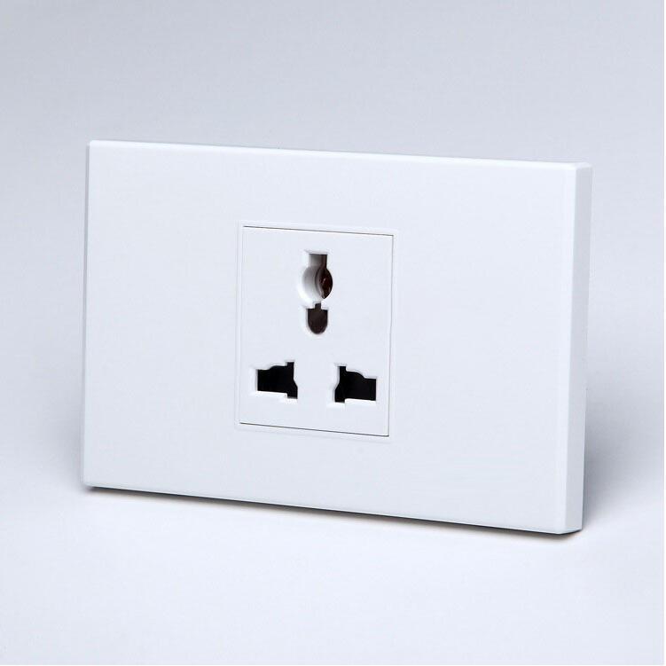 The manufacturer supplies 118-type wall socket core functional component modules, white versatile kitchen multi-hole socket panels