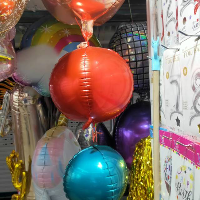 圆形4D铝膜气球儿童玩具