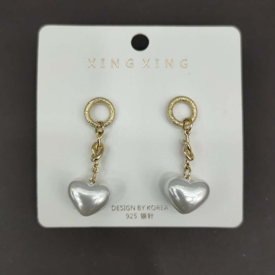 日韩风超仙设计感简约甜美异形珍珠气质优雅时尚百搭耳环耳坠星星