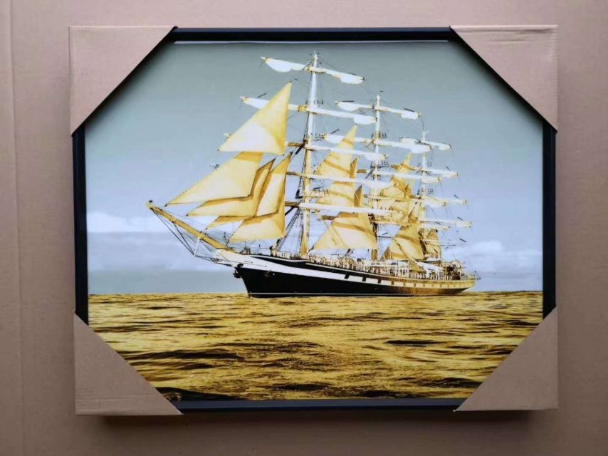 Sailboat living room dining room wall decoration hotel personality decorative painting hanging painting thumbnail