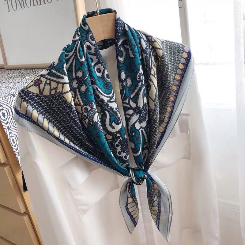 Ladies' fashionable and simple two-in-one scarf, silk scarf and shawl, enlarged and thickened