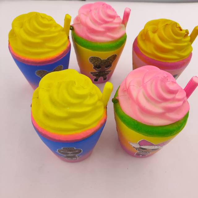 Surprise Doll Sippy Cup Squishy Specification drawing