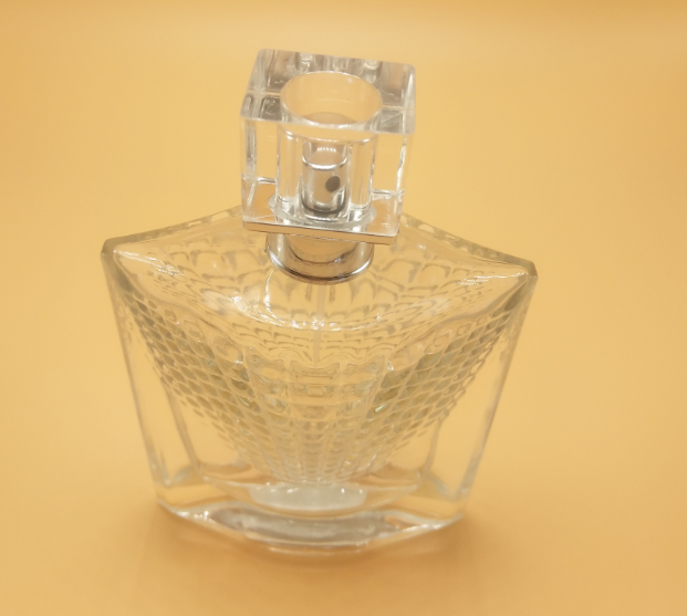 高档透明不规则花纹喷雾香水分装瓶香水瓶