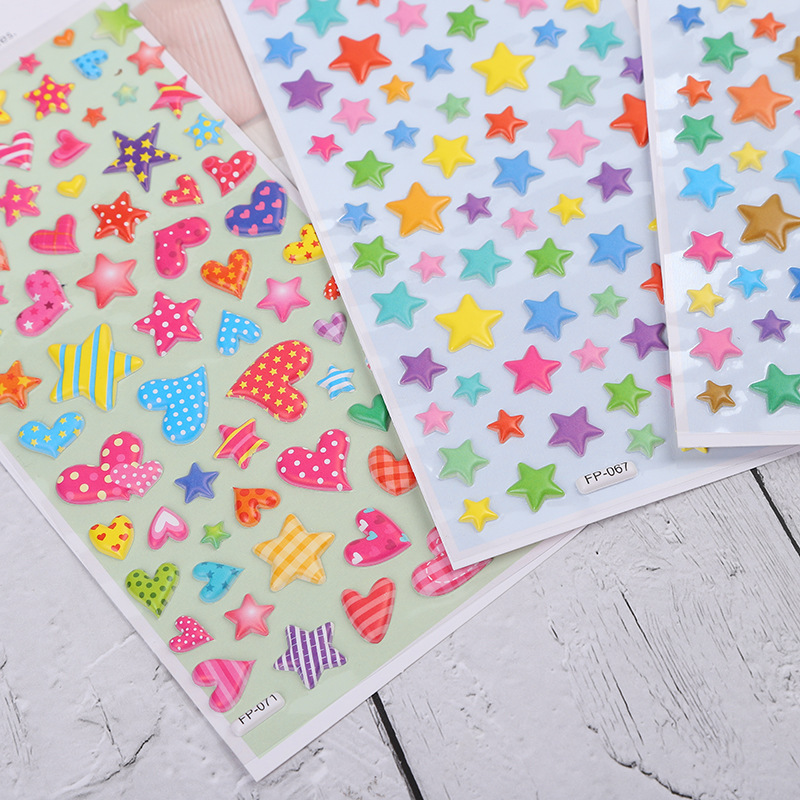动漫卡通贴贴纸创意萌物可爱立体泡棉贴纸幼儿园儿童奖励贴贴纸详情图2