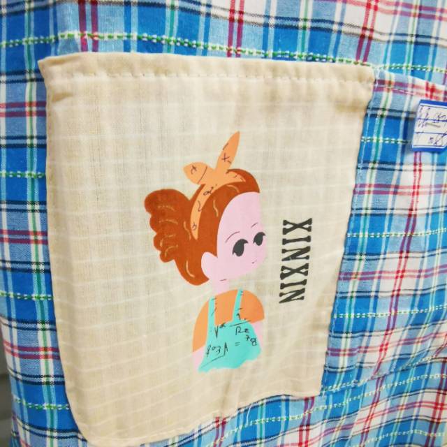 Korean Apron Home Kitchen Fashion Pure Cotton Cute Adult Overalls Women Cooking Waist Overalls Custom With Pockets details Picture