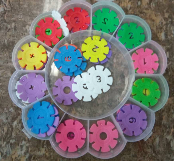 卡通太阳花透明塑料DIY饰品串珠桌面整理PP收纳盒细节图