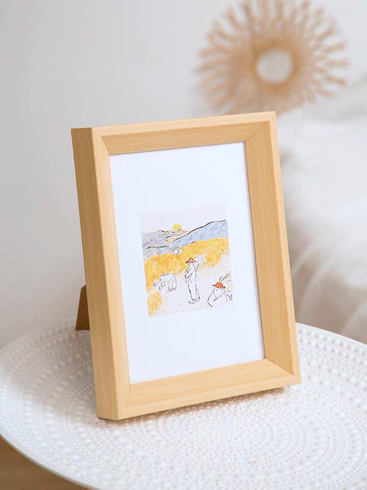 简约创意轻奢相框摆台定制加冲洗照相片框横竖摆放小画框6寸7寸8产品图