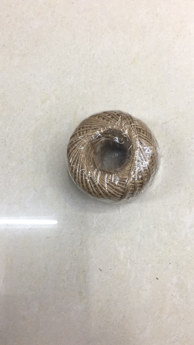 3股圆麻绳麻绳100米装饰捆绑材料环保牢固产品图