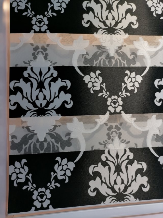 Printed Soft Gauze Blinds Roll Blinds Louver Blinds Roll Up No Punch Blinds -216 details Picture
