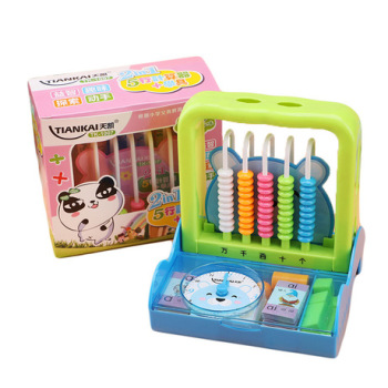 Two-in-one Five Elements Learning Aid Box, children's math, Intelligence, eco-friendly toys, creative cartoon student prizes Specification image