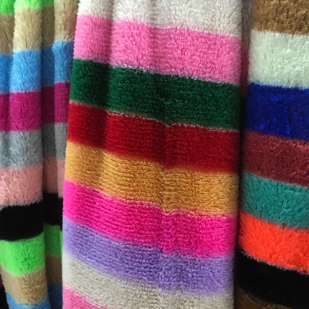 Colorful Pv Velvet Scarf Hat Pajamas Blanket Clothing Toy Crafts Specification drawing